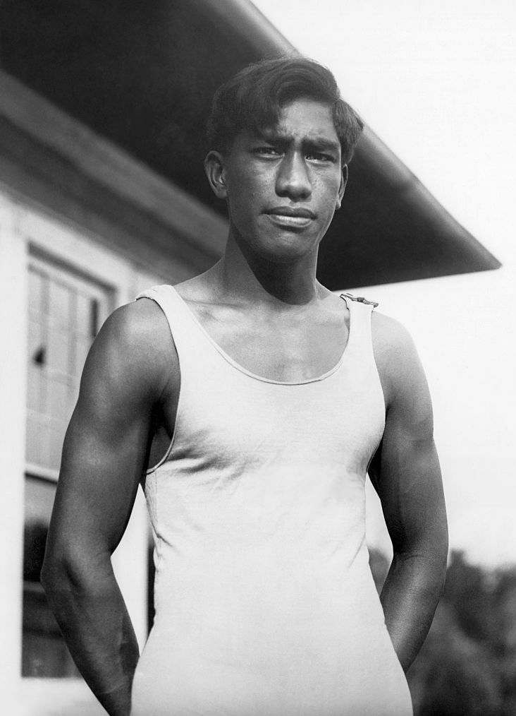 Duke Kahanamoku, c. 1912 (public domain)